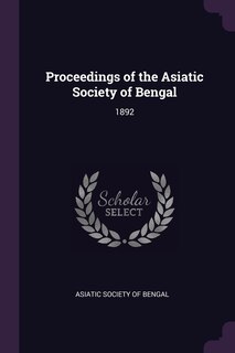 Couverture_Proceedings of the Asiatic Society of Bengal