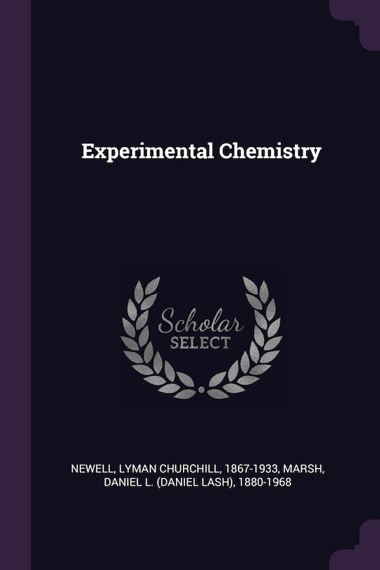 Front cover_Experimental Chemistry