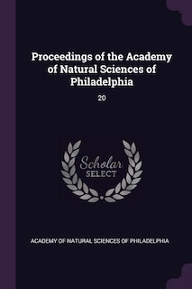 Couverture_Proceedings of the Academy of Natural Sciences of Philadelphia