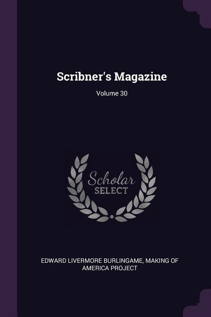 Front cover_Scribner's Magazine; Volume 30