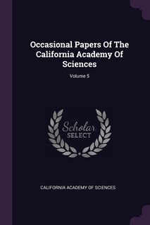 Front cover_Occasional Papers Of The California Academy Of Sciences; Volume 5