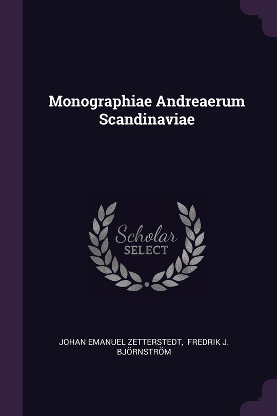Couverture_Monographiae Andreaerum Scandinaviae
