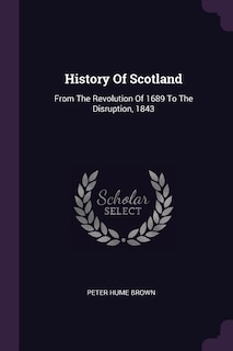 Front cover_History Of Scotland