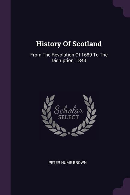 Front cover_History Of Scotland