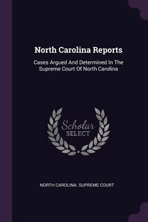 Front cover_North Carolina Reports