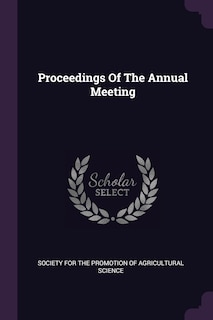 Front cover_Proceedings Of The Annual Meeting