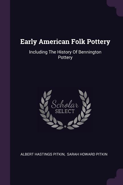 Front cover_Early American Folk Pottery
