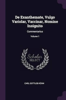 Front cover_De Exanthemate, Vulgo Variolar, Vaccinar, Nomine Insignito