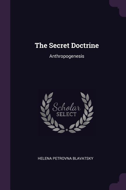 Front cover_The Secret Doctrine