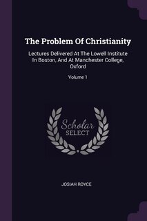 Front cover_The Problem Of Christianity