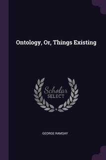 Front cover_Ontology, Or, Things Existing