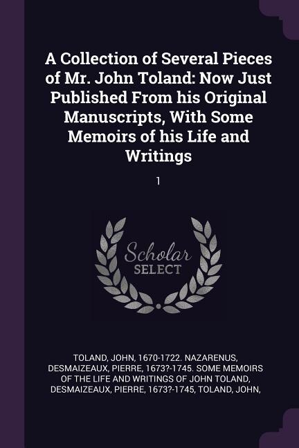 Couverture_A Collection of Several Pieces of Mr. John Toland