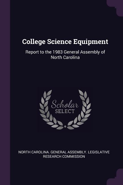 Front cover_College Science Equipment