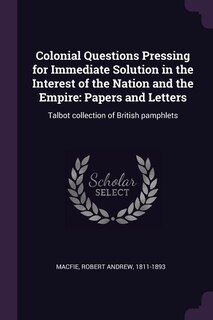 Couverture_Colonial Questions Pressing for Immediate Solution in the Interest of the Nation and the Empire