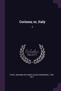 Front cover_Corinna; or, Italy