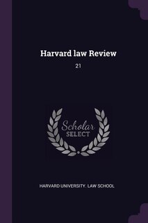 Front cover_Harvard law Review