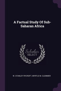 Front cover_A Factual Study Of Sub-Saharan Africa
