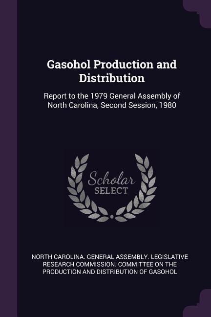 Front cover_Gasohol Production and Distribution