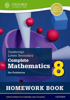Couverture_Cambridge Lower Secondary Complete Mathematics 8: Homework Book - Pack Of 15