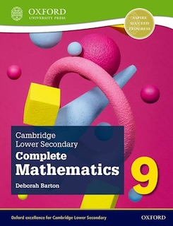 Couverture_Cambridge Lower Secondary Complete Mathematics 9: Student Book (Second Edition)