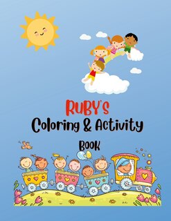 Front cover_Ruby's Activity and Coloring Book For Children