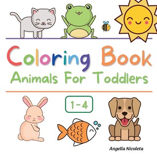 Front cover_Coloring Book Animals For Toddlers