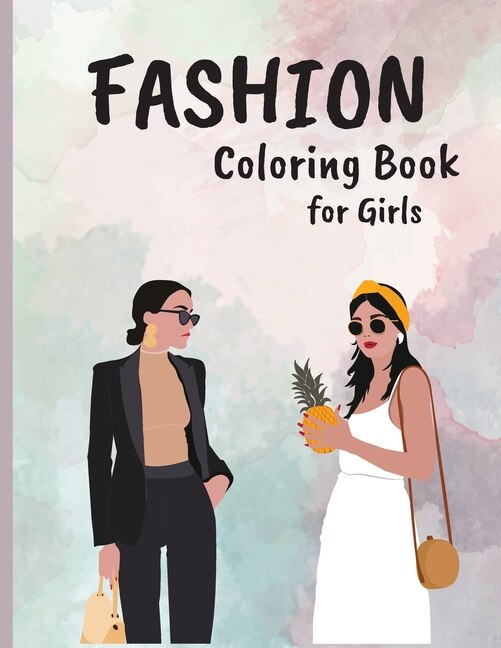 Front cover_Fashion Coloring Book For Girls