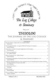 Theolog, Volume 2, Number 2: Journal of the Log College & Seminary