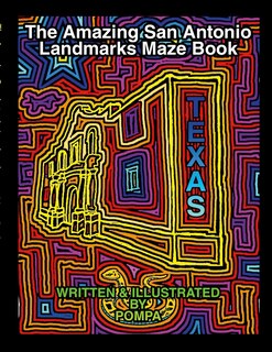 Front cover_The Amazing San Antonio Landmarks Maze Book