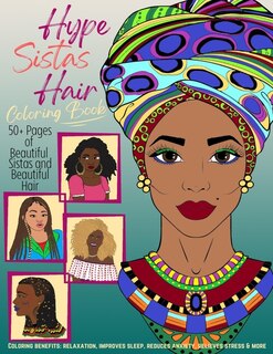 Couverture_Hype Sistas Hair Adult Coloring Book for Black Women