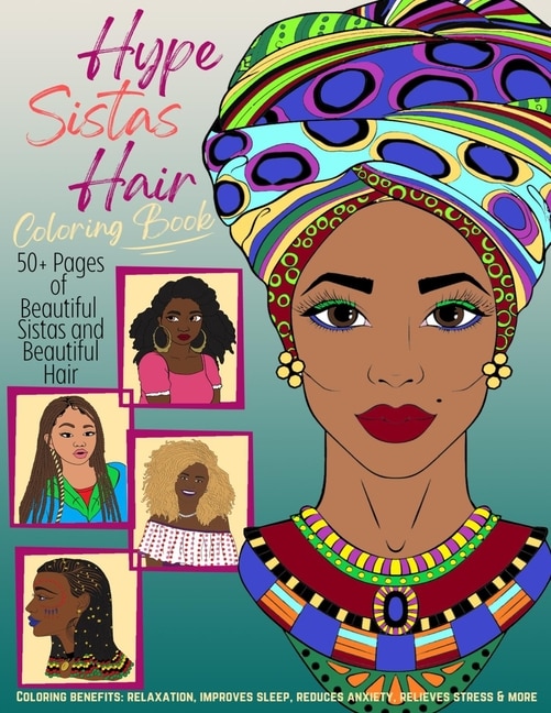 Couverture_Hype Sistas Hair Adult Coloring Book for Black Women