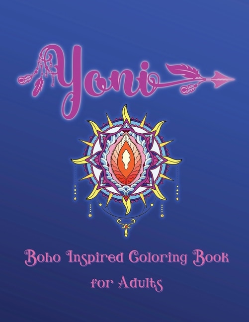 Front cover_Yoni Boho Inspired Coloring Book for Adults