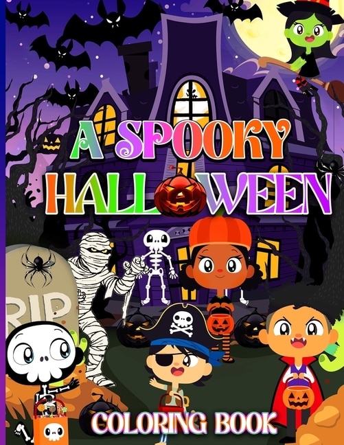 Front cover_A Spooky Halloween Coloring Book