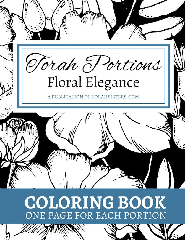 Front cover_Torah Portions Coloring Floral Elegance