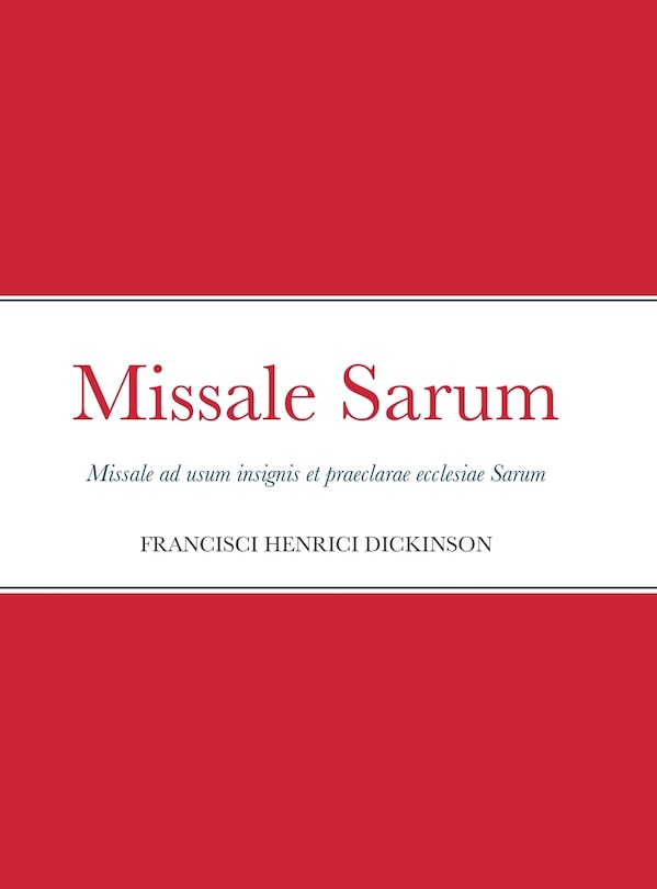 Front cover_Missale Sarum