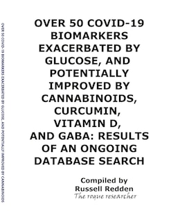 Couverture_Over 50 Covid-19 Biomarkers Exacerbated by Glucose, and Potentially Improved by Cannabinoids, Curcumin, Vitamin D, and Gaba