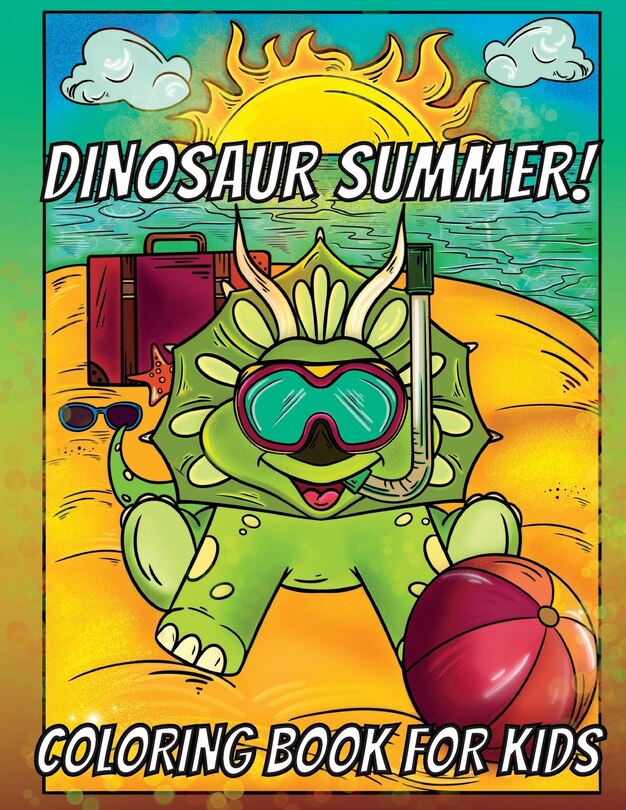 Couverture_Dinosaur Summer Coloring Book for Kids