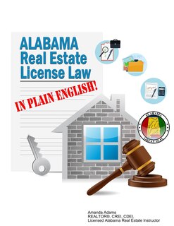 Couverture_Alabama Real Estate License Law in Plain English