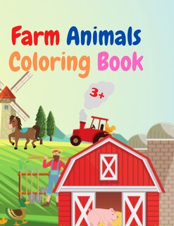 Front cover_Farm Animals Coloring Book