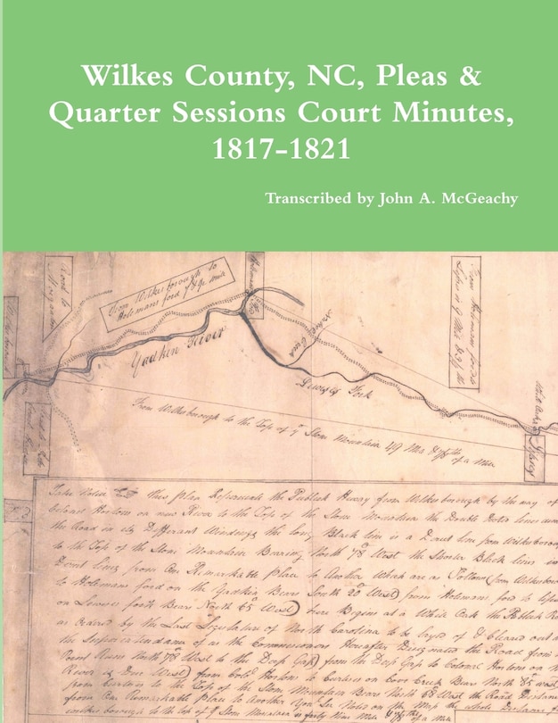 Front cover_Wilkes County, NC, P&Q Minutes, 1817-1821
