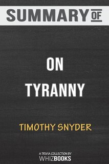 Couverture_Summary of On Tyranny