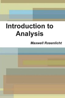 Couverture_Introduction to Analysis