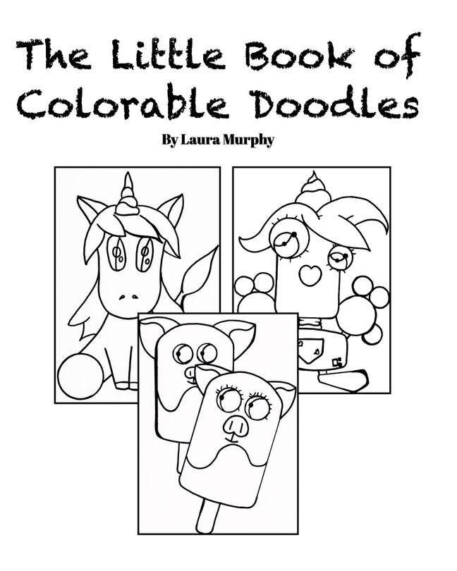 Front cover_The Little Book of Colorable Doodles