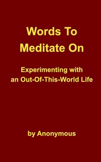Couverture_Words To Meditate On