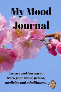 Front cover_My Mood Journal, Sakura BW (6 Months)