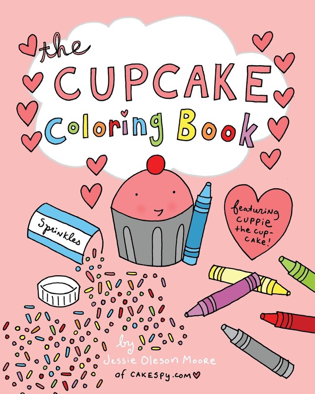 Front cover_The Cupcake Coloring Book