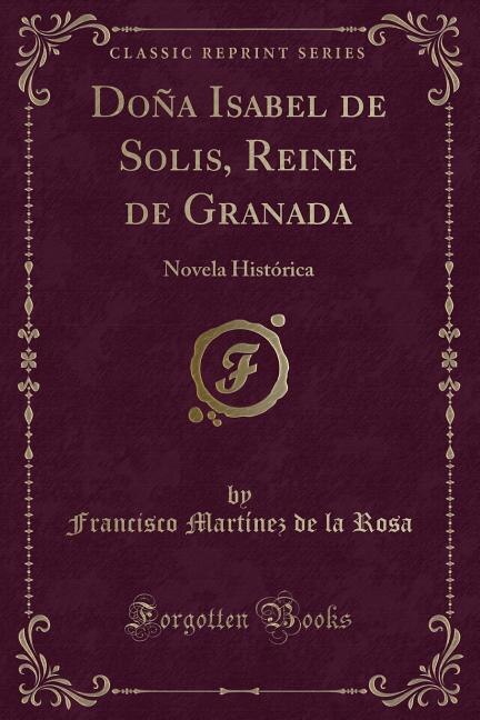 Front cover_Doña Isabel de Solis, Reine de Granada