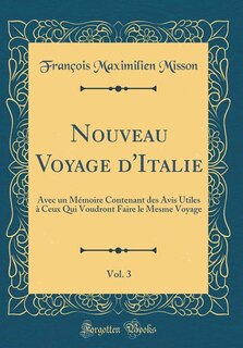 Front cover_Nouveau Voyage d'Italie, Vol. 3