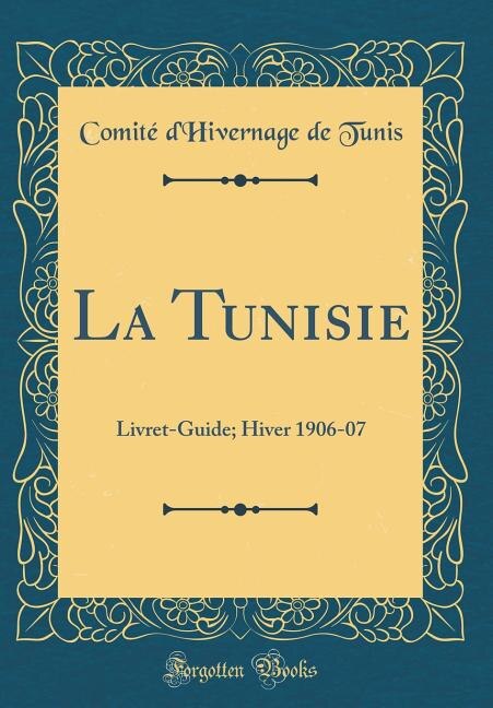 Couverture_La Tunisie