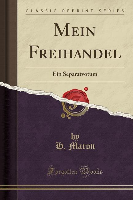 Front cover_Mein Freihandel
